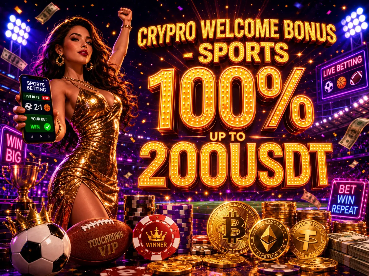 Crypto welcome sport